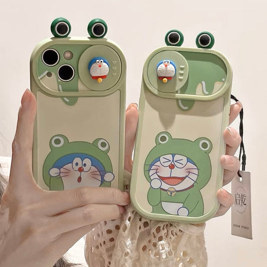 NEW Three-dimensional cartoon frog cat phone case